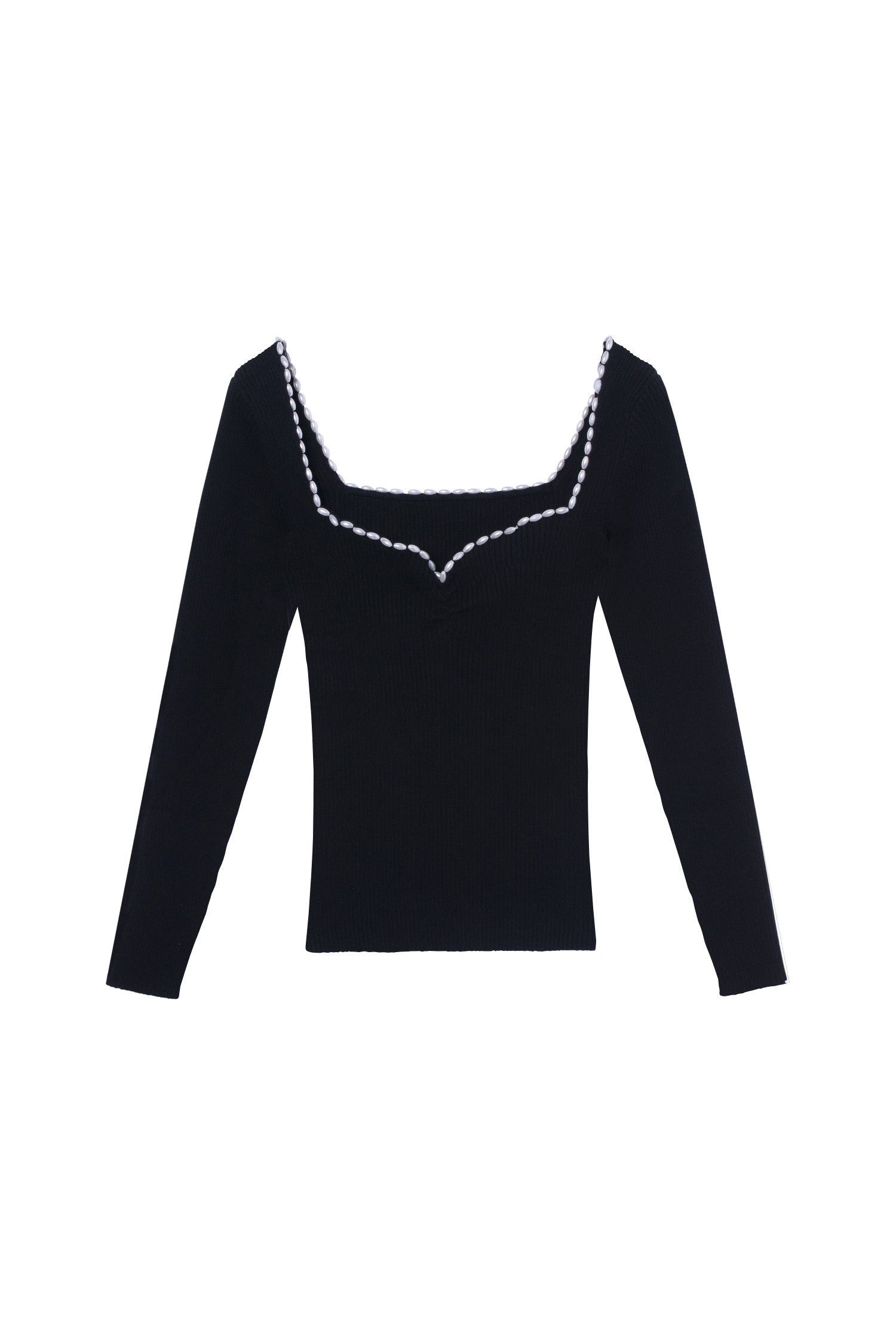 Musier Paris Black Sweater Top
