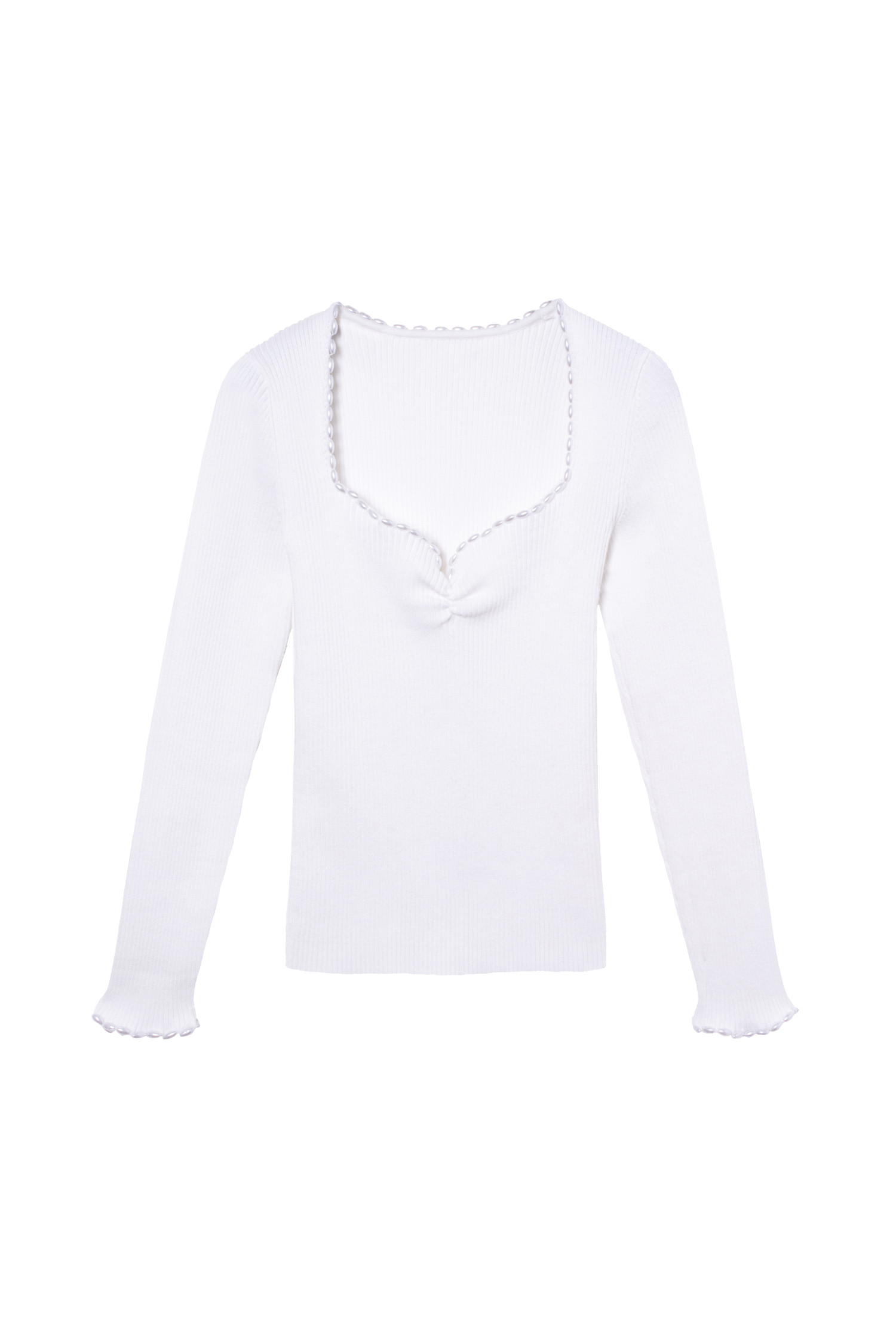 Musier Paris White Sweater Top