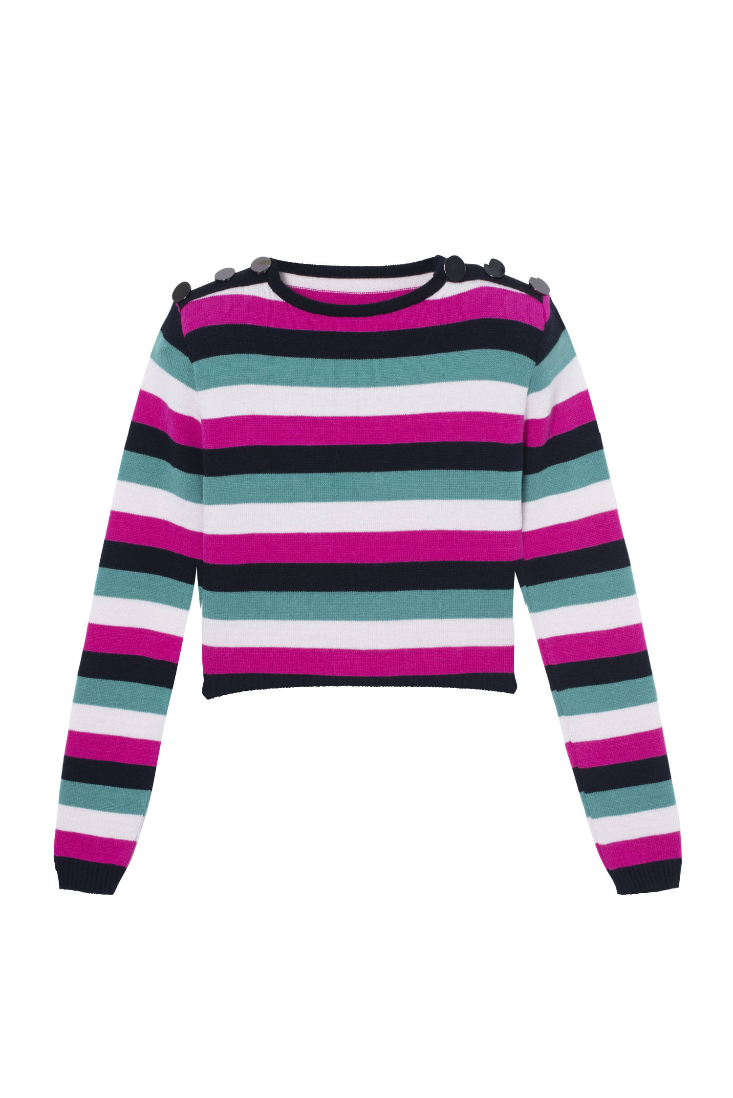 Parisienne et Alors Coloured Stripes Sweater