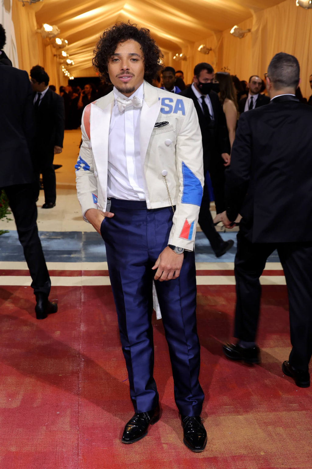 Anthony Ramos in Tommy Hilfiger-Photo by Mike Coppola/Getty Images